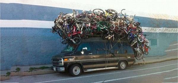 Alquiler de furgonetas para transporte bicicletas